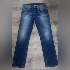 True Religion Dark Blue Straight Jeans (RARE)